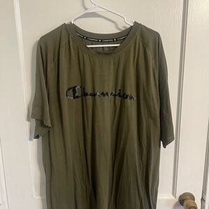 Champion Men's Olive Short Sleeve Tee